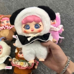 1168 - Baby three Migo Bed Time Full Set 6 Bé - Baby Three Animal Party Big Cute Plush Series Art Toy [CHÍNH HÃNG]