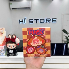 1164 - Baby three Migo Rạp Xiếc Blindbox Hộp 1 Bé - Migo Cicus - Baby Three Animal Party Big Cute Plush Series Art Toy [CHÍNH HÃNG]