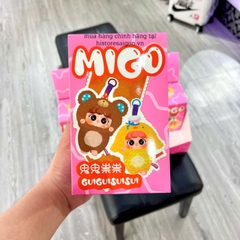 1182 - Baby Three Migo V3 Migo Full Body Blindbox - Hộp 1 Bé - Baby Three Animal Party Big Cute Plush Series Art Toy [CHÍNH HÃNG]