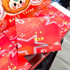 1180  - Baby Three Zipper V2 - Lẻ 1 Blind Box Ngẫu Nhiên  - Baby Three Second Generation Zipper Bag Series Art Toy [CHÍNH HÃNG]