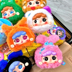1183 - Baby Three Migo Travel Set 8 Bé - Có Mùi Thơm và Khóa Kéo - Baby Three Animal Party Big Cute Plush Series Art Toy [CHÍNH HÃNG]