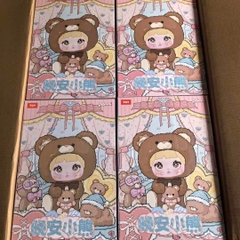 1232  - Nommi 400  - 1 Blind Box Ngẫu Nhiên - Baby Three Nommi Good Night Bear 400% Plush Series Art Toy [CHÍNH HÃNG]