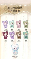 1232  - Nommi 400  - 1 Blind Box Ngẫu Nhiên - Baby Three Nommi Good Night Bear 400% Plush Series Art Toy [CHÍNH HÃNG]