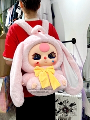 1185 - Balo BB3 Thỏ Balo Baby Three Thỏ Balo Thỏ BB3 - Baby Three Rabbit Plush School Bag Art Toy [HÀNG CHÍNH HÃNG]