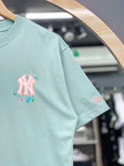 1253 - Áo New Era NY New York Hand Art Xanh Mint [HÀNG CHÍNH HÃNG]
