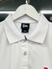 1254 - Áo Polo New Era Big B Đỏ Basic Trắng [HÀNG CHÍNH HÃNG]