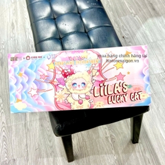 1250 - Baby Three Liila Lucky Cat V3 - Plush Series Art Toy - Set 8 Bé Ngẫu Nhiên - Bé Siêu Thơm Ngọt Ngào [CHÍNH HÃNG]
