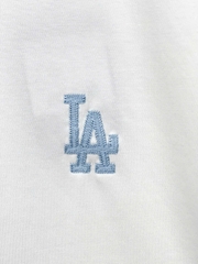 1284 - Áo Thun New Era LA Monogram - Trắng chữ LA Xanh  [HÀNG CHÍNH HÃNG]