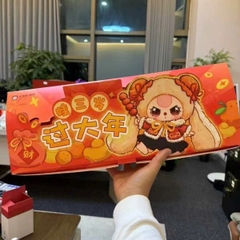 1280 - Baby Three Tết Mini Set 8 Bé - Baby Three Lunar New Years Plush Art Toy [CHÍNH HÃNG]