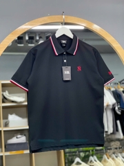 1291 - Áo Polo New Era - Đen Viển Cổ Đỏ - NY Đỏ  [HÀNG CHÍNH HÃNG]
