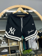 1299 - Quần New Era Đen Viền Trắng - NY [HÀNG CHÍNH HÃNG]