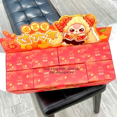 1280 - Baby Three Tết Mini Set 8 Bé - Baby Three Lunar New Years Plush Art Toy [CHÍNH HÃNG]