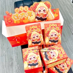 1300 - Baby Three Tết Mini Blindbox Hộp 1 Bé Ngẫu Nhiên - BB3 Tết Mini - Baby Three Lunar New Years Plush Art Toy [CHÍNH HÃNG]