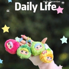 1313 - Baby Three YAYA V2 YAYA Trái Cây Blindbox Ngẫu Nhiên - Baby Three Happy Ghost Fun Fruit Plush Pendant [CHÍNH HÃNG]