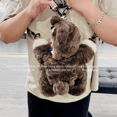 1268 - Balo Baby three BB3 Balo Gấu BB3 (Mắt Ngẫu Nhiên) - Baby Three Little Bear Hugs Plush School Bag Art Toy [CHÍNH HÃNG]