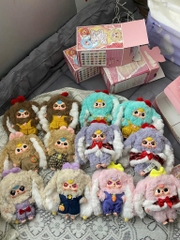1319 - Baby Three Macaron V2 Set 6 Bé - MCR V2 - The Baby Three Macaron Cute Bunny V2 Plush [CHÍNH HÃNG]