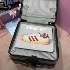 1325 - Vali Adidas Embossed Logo - Size Xách Tay Cabin - Form Mới - Xám Chì [CHÍNH HÃNG]