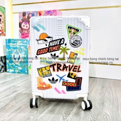 648 - Vali Adidas Travel Xách Tay Size Cabin 22 Xách Tay Trắng Sữa [HÀNG CHÍNH HÃNG]