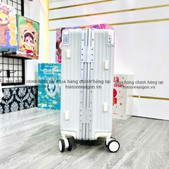 845 - Vali Adidas Xách Tay Power 03 - Size Cabin 22 Xách Tay - Trắng Kem [HÀNG CHÍNH HÃNG]