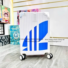653 -  Vali Adidas Big Logo - Size Cabin 22 Xách Tay - Trắng Sữa [HÀNG CHÍNH HÃNG]
