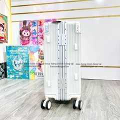 846 -  Vali Adidas Sticker 83 Xách Tay - Size Cabin 22 Xách Tay - Trắng Kem [HÀNG CHÍNH HÃNG]