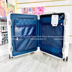 735 -  Vali Fila Embossed Logo - Size Cabin 22 Xách Tay - Trắng [HÀNG CHÍNH HÃNG]