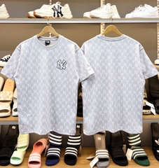 1346  - Áo Thun New Era - Xám - Ny Monogram  [HÀNG CHÍNH HÃNG]