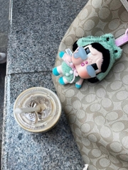 1370 - Crybaby Crying Again Ếch Xanh What A Frog - Mô Hình Gấu Bông Art Toy POP MART CRYBABY Crying Again Series-Vinyl Face Plush Code 12403190031 [HÀNG CHÍNH HÃNG]