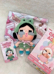 1370 - Crybaby Crying Again Ếch Xanh What A Frog - Mô Hình Gấu Bông Art Toy POP MART CRYBABY Crying Again Series-Vinyl Face Plush Code 12403190031 [HÀNG CHÍNH HÃNG]