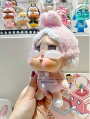 1368 - Crybaby Crying Again Thỏ Hồng - Mô Hình Gấu Bông Art Toy POP MART CRYBABY Crying Again Series-Vinyl Face Plush Code 12403190031 [HÀNG CHÍNH HÃNG]