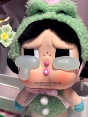 1370 - Crybaby Crying Again Ếch Xanh What A Frog - Mô Hình Gấu Bông Art Toy POP MART CRYBABY Crying Again Series-Vinyl Face Plush Code 12403190031 [HÀNG CHÍNH HÃNG]