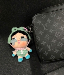 1370 - Crybaby Crying Again Ếch Xanh What A Frog - Mô Hình Gấu Bông Art Toy POP MART CRYBABY Crying Again Series-Vinyl Face Plush Code 12403190031 [HÀNG CHÍNH HÃNG]
