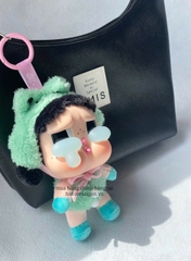 1370 - Crybaby Crying Again Ếch Xanh What A Frog - Mô Hình Gấu Bông Art Toy POP MART CRYBABY Crying Again Series-Vinyl Face Plush Code 12403190031 [HÀNG CHÍNH HÃNG]