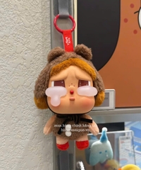 1369 - Crybaby Crying Again Gấu Nâu - Mô Hình Gấu Bông Art Toy POP MART CRYBABY Crying Again Series-Vinyl Face Plush Code 12403190031 [HÀNG CHÍNH HÃNG]