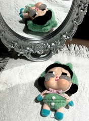 1370 - Crybaby Crying Again Ếch Xanh What A Frog - Mô Hình Gấu Bông Art Toy POP MART CRYBABY Crying Again Series-Vinyl Face Plush Code 12403190031 [HÀNG CHÍNH HÃNG]