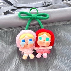 1314 - Crybaby Cherry - POPMART CRYBABY Crying For Love Series Love You Cherry Much Vinyl Plush Hanging Card [CHÍNH HÃNG]