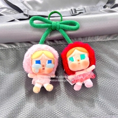 1314 - Crybaby Cherry - POPMART CRYBABY Crying For Love Series Love You Cherry Much Vinyl Plush Hanging Card [CHÍNH HÃNG]