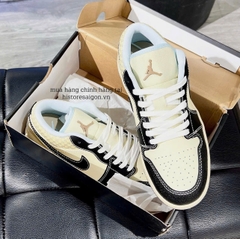 1377 - Giày Nike Air Jordan 1 Low SE Coconut Milk Black HQ3437-101 [HÀNG CHÍNH HÃNG]