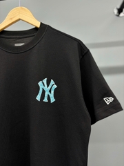 1382  - Áo Thun New Era - Đen - NY Xanh Mint  [HÀNG CHÍNH HÃNG]