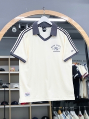 1389  - Áo Polo New Era New York Yankess Sailor est.1973 Trắng Xám  [HÀNG CHÍNH HÃNG]