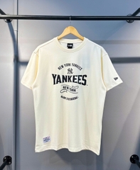 1399 - Áo New Era NY New York Yankees MLB Trắng Kem [HÀNG CHÍNH HÃNG]