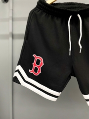 1401 - Quần New Era Big B Red Sox Đen Chữ Đỏ [HÀNG CHÍNH HÃNG]