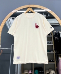 1408 - Áo New Era LA Trắng Kem LA Xù Đỏ [HÀNG CHÍNH HÃNG]