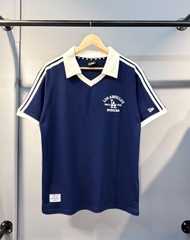 1437 - Áo Polo New Era LA Sailor - Xanh Biển Cổ Trắng [HÀNG CHÍNH HÃNG]