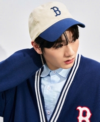 1449 - Nón MLB Basic Coloration Ball Cap Boston Red Sox Navy 3ACP3303N-43NYS [CHÍNH HÃNG]