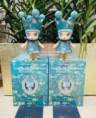 1150 - Molly Van Gogh 400% - POPMART Royal Molly Almond Blossom Van Gogh 400% Figure Mucha Zodiac Art Toy [CHÍNH HÃNG]