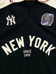 1468 - Áo Polo New Era NY Subway Series Cá Mập - Đen Cổ Trắng [HÀNG CHÍNH HÃNG]