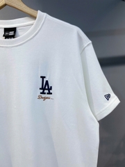 1466 - Áo New Era LA Basic LA Dodgers - Trắng [HÀNG CHÍNH HÃNG]