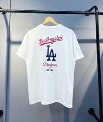 1466 - Áo New Era LA Basic LA Dodgers - Trắng [HÀNG CHÍNH HÃNG]