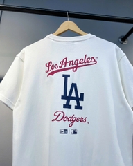1466 - Áo New Era LA Basic LA Dodgers - Trắng [HÀNG CHÍNH HÃNG]